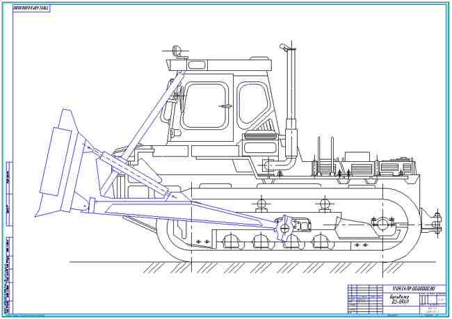 Бульдозер т 170 чертежи