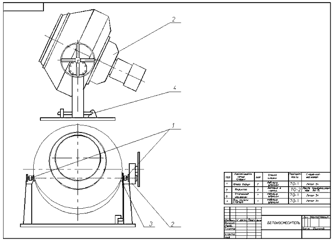 Бетономешалка своими руками чертежи
